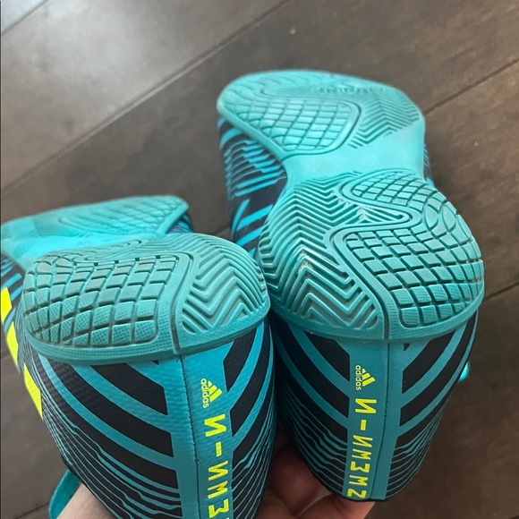 adidas Kids Teal and Blue Sneakers 5 1/2 - Picture 5 of 8